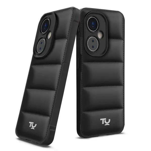 TRUEUPGRADE_Back_Case_Cover_for_OnePlus_Nord_CE_3_Lite_5G_|_Compatible_for_OnePlus_Nord_CE_3_Lite_5G_Back_Case_Cover_|_Puff_Case_with_Camera_Protection_|Black