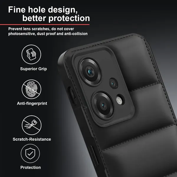 TRUEUPGRADE_Designed_for_OnePlus_Nord_CE_2_Lite_5G_Back_Cover_|_Camera_Bump_&_360�_Flexible_Puff_Armor_Protection_|_Matte_Soft_Shock_Proof_Rubberised_Back_Case_Cover_(Black)