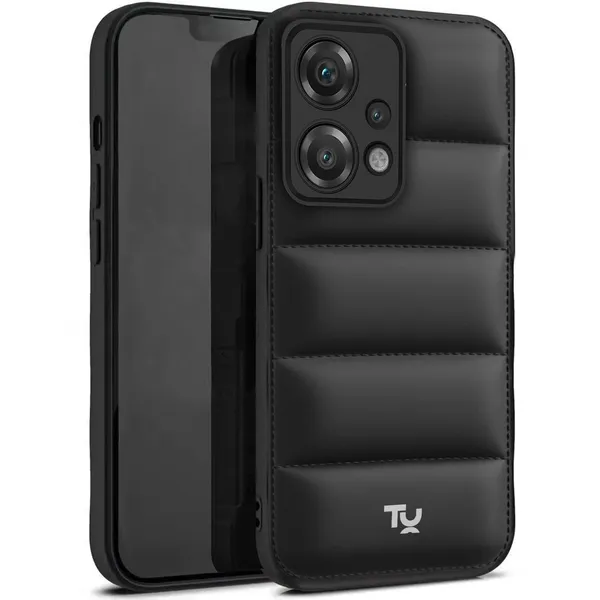 TRUEUPGRADE_Designed_for_OnePlus_Nord_CE_2_Lite_5G_Back_Cover_|_Camera_Bump_&_360�_Flexible_Puff_Armor_Protection_|_Matte_Soft_Shock_Proof_Rubberised_Back_Case_Cover_(Black)