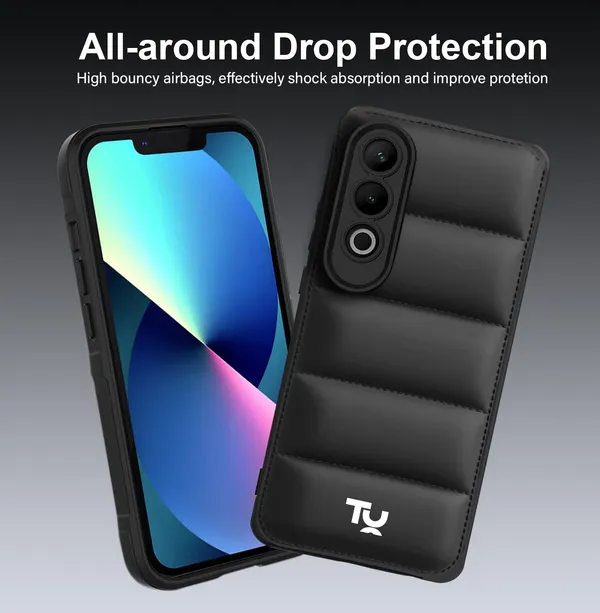 TRUEUPGRADE_Back_Case_Cover_for_OnePlus_Nord_CE_4_5G_|_Compatible_for_OnePlus_Nord_CE_4_5G_Back_Case_Cover_|_Puff_Case_with_Camera_Protection_|Black