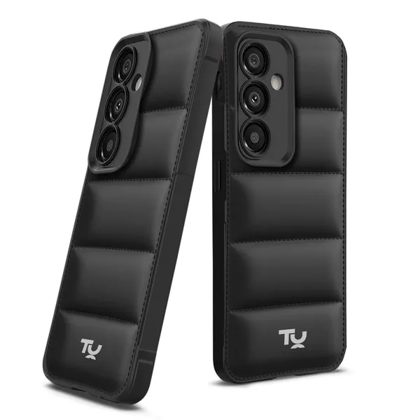 TRUEUPGRADE_Back_Case_Cover_for_Samsung_Galaxy_S23_FE_5G_|_Compatible_for_Samsung_Galaxy_S23_FE_5G_Back_Case_Cover_|_Puff_Case_with_Camera_Protection_|Black