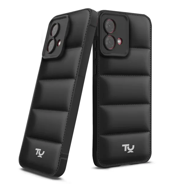 TRUEUPGRADE_Back_Case_Cover_for_Motorola_Moto_G84_5G_|_Compatible_for_Motorola_Moto_G84_5G_Back_Case_Cover_|_Puff_Case_with_Camera_Protection_|_Black