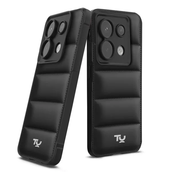 TRUEUPGRADE_Back_Case_Cover_for_Mi_Redmi_Note_13_Pro_5G_|_Compatible_for_Mi_Redmi_Note_13_Pro_5G_Back_Case_Cover_|_Puff_Case_with_Camera_Protection_|_Black