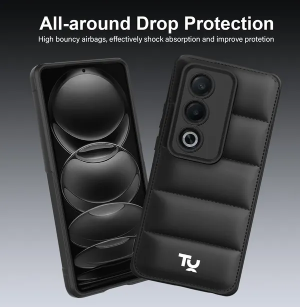 Oppo_A3_Pro_5G_Black_Silicone_Protective_Back_Case_Cover
