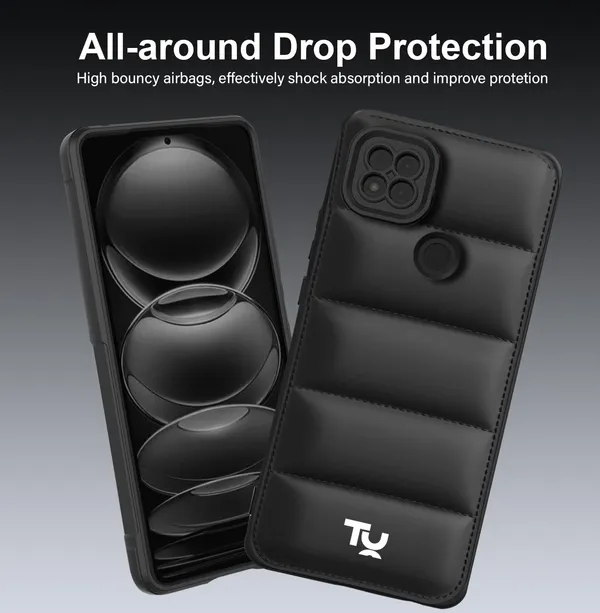 Mi_Redmi_10A_|_10A_Sport_|_Redmi_9_|_Redmi_9C_|_9_Activ_|_Poco_C31_Black_Silicone_Protective_Back_Case_Cover