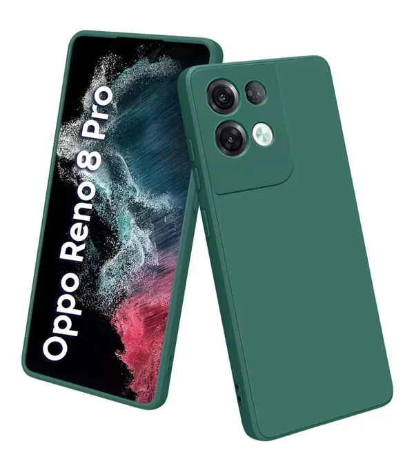 TRUEUPGRADE_Liquid_Silicone_Oppo_Reno_8_Pro_5G_Case_Cover_|_Microfiber_Inside_|_360_Degree_Protection_Back_Case_Cover_for_Oppo_Reno_8_Pro_5G_(Green)