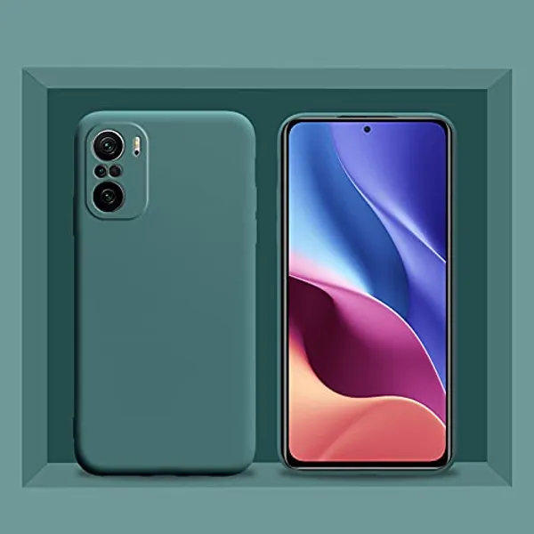 TRUEUPGRADE_Soft_Silicone_Slim_Matte_Liquid_Silicone_TPU_Shockproof_Slim_Back_Cover_Case_for_Mi_Redmi_Note_10_Pro/Note_10_Pro_Max_(Green)