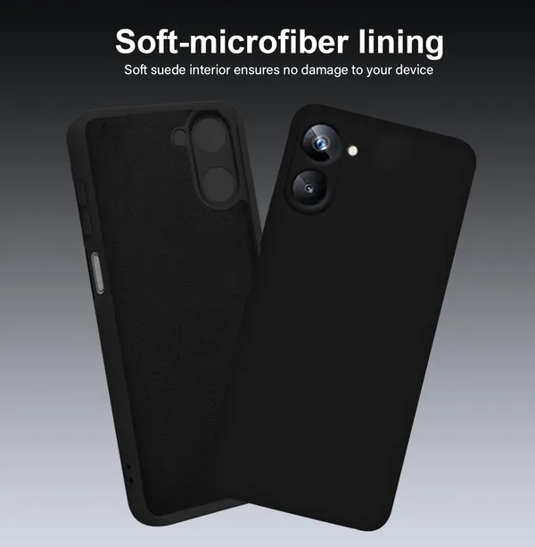 TRUEUPGRADE_Compatible_with_Realme_10_Pro_5G_Back_Cover_Case,_Liquid_Silicone_Cover,_Full_Body_Protective_Cover,_Shockproof,_Anti-Scratch_Soft_Microfiber_Lining_-_Black