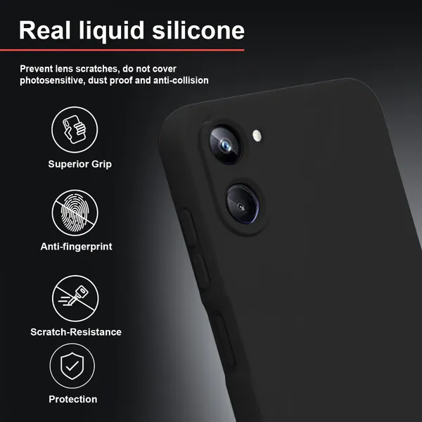 TRUEUPGRADE_Compatible_with_Realme_10_Pro_5G_Back_Cover_Case,_Liquid_Silicone_Cover,_Full_Body_Protective_Cover,_Shockproof,_Anti-Scratch_Soft_Microfiber_Lining_-_Black