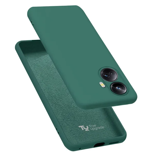 TRUEUPGRADE_Liquid_Silicone_Designed_Back_Case_Cover_for_Realme_10_Pro_Plus_5G_|_Microfiber_Inside_|_Bumper_Back_Cover_Case_for_Realme_10_Pro_Plus_5G_-_Green
