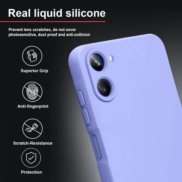 TRUEUPGRADE_Compatible_with_Realme_10_Pro_5G_Back_Cover_Case,_Liquid_Silicone_Cover,_Full_Body_Protective_Cover,_Shockproof,_Anti-Scratch_Soft_Microfiber_Lining_-_Purple