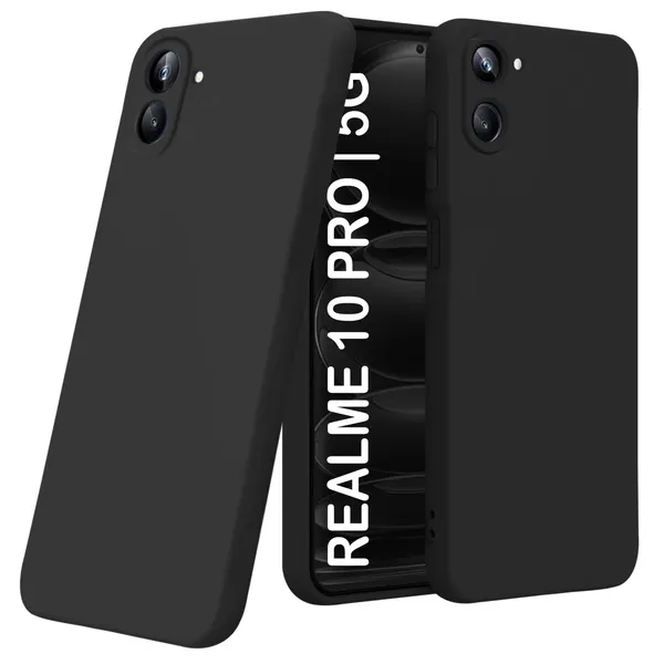 TRUEUPGRADE_Liquid_Silicone_Designed_Back_Case_Cover_for_Realme_10_Pro_5G|_Microfiber_Inside,_Full_Protection_|_Bumper_Back_Cover_Case_for_Realme_10_Pro_5G_Black