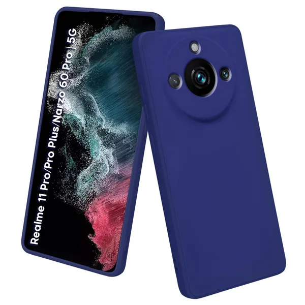 Realme_11_Pro_|_Pro_Plus_|_Narzo_60_Pro_5G_Blue_Silicone_Protective_Back_Case_Cover