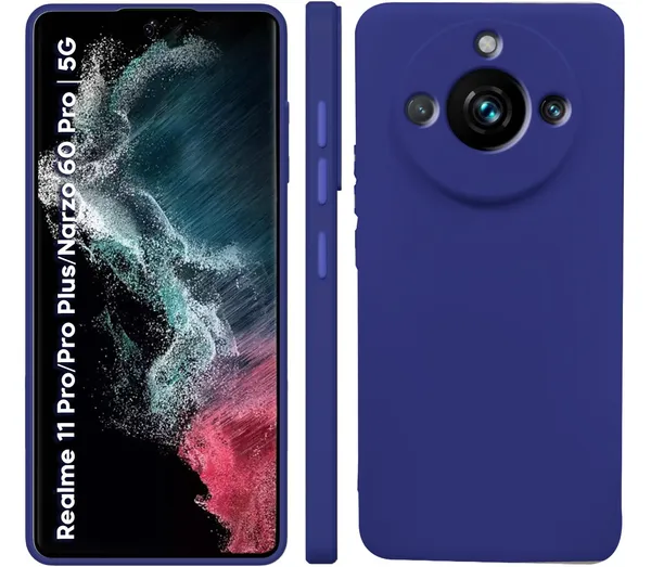 Realme_11_Pro_|_Pro_Plus_|_Narzo_60_Pro_5G_Blue_Silicone_Protective_Back_Case_Cover
