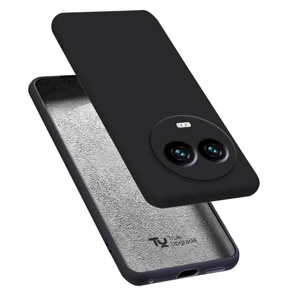 Realme_11_|_11X_5G_|_C67_5G_|_Narzo_60X_5G_Black_Silicone_Protective_Back_Case_Cover