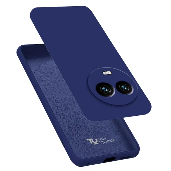 Realme_11_|_11X_5G_|_C67_5G_|_Narzo_60X_5G_Blue_Silicone_Protective_Back_Case_Cover