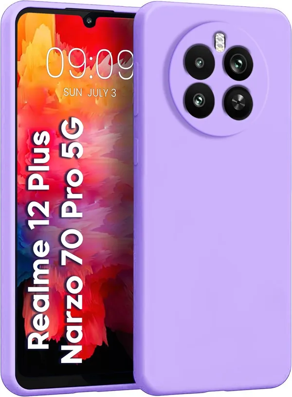 Realme_12_Plus_5G_|_Realme_P1_5G_|_Narzo_70_5G_|_Narzo_70_Pro_5G_Purple_Silicone_Protective_Back_Case_Cover