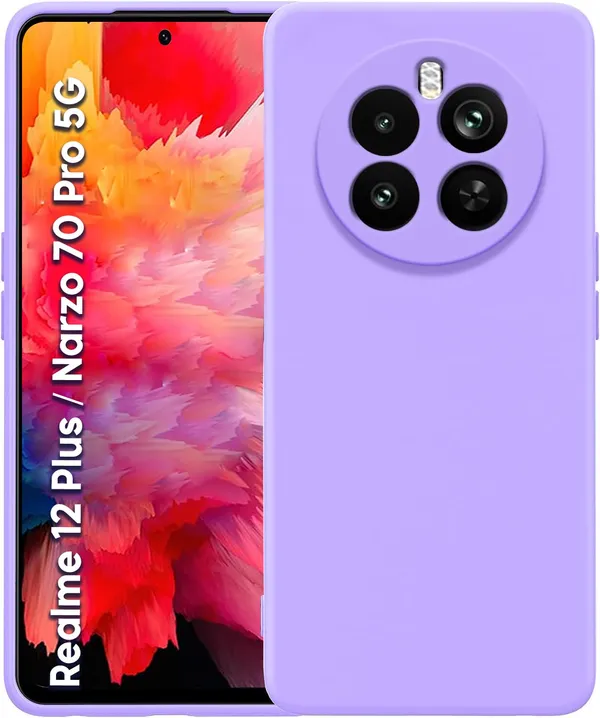 Realme_12_Plus_5G_|_Realme_P1_5G_|_Narzo_70_5G_|_Narzo_70_Pro_5G_Purple_Silicone_Protective_Back_Case_Cover