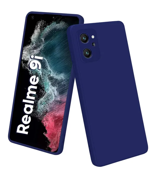 TRUEUPGRADE_Liquid_Silicone_Designed_Case_Cover_for_Realme_9i_|_Microfiber_Inside_|_360_Degree_Protection_Back_Cover_Case_for_Realme_9i_-_Black