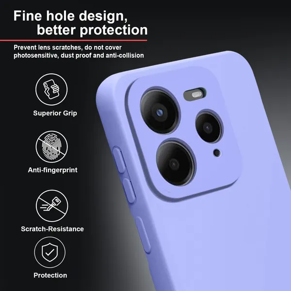 TRUEUPGRADE_Compatible_with_Realme_GT_7_Pro_5G_Back_Cover_Case,_Liquid_Silicone_Cover,_Full_Body_Protective_Cover,_Shockproof,_Anti-Scratch_Soft_Microfiber_Lining_-_Purple