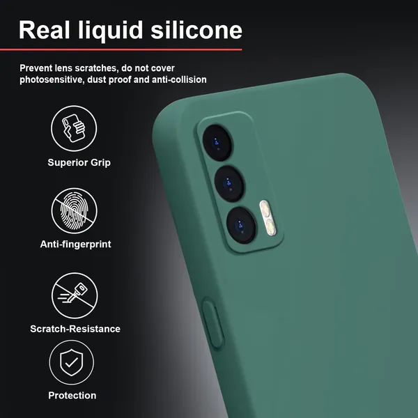 TRUEUPGRADE_Liquid_Silicone_Designed_Back_Case_Cover_for_Realme_X7_5G_|_Microfiber_Inside,_Full_Protection_|_Bumper_Back_Cover_Case_for_Realme_X7_5G_Purple