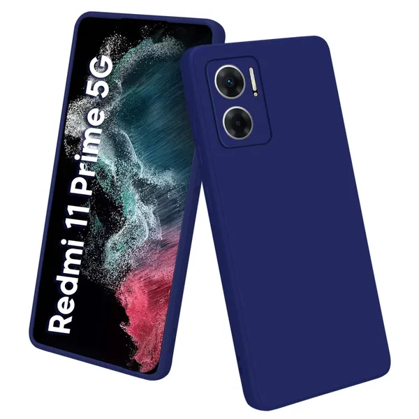 Redmi_11_Prime_5G_Blue_Silicone_Protective_Back_Case_Cover
