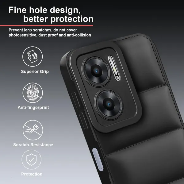 TRUEUPGRADE_Back_Case_Cover_for_Redmi_11_Prime_5G_|_Compatible_for_Redmi_11_Prime_5G_Back_Case_Cover_|_Puff_Case_with_Camera_Protection_|Black
