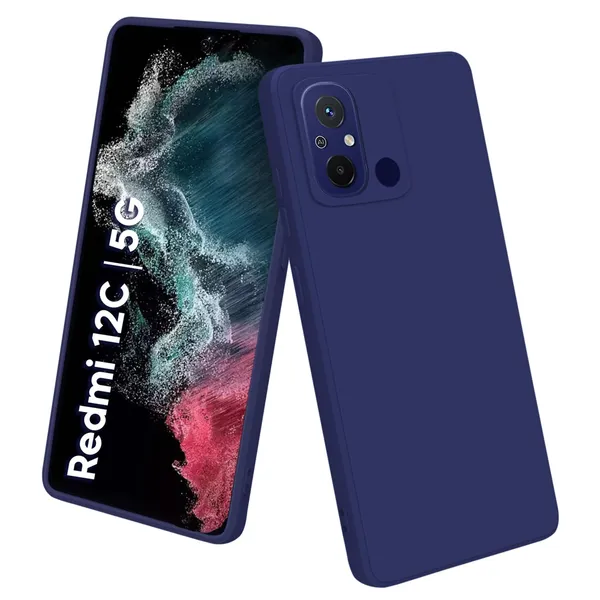 Mi_Redmi_12C_Blue_Silicone_Protective_Back_Case_Cover