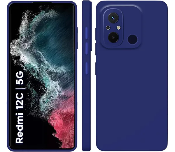 Mi_Redmi_12C_Blue_Silicone_Protective_Back_Case_Cover