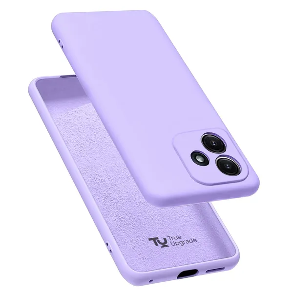 TRUEUPGRADE_Compatible_with_Mi_Redmi_13_5G_Back_Cover_Case,_Liquid_Silicone_Cover,_Full_Body_Protective_Cover,_Shockproof,_Slim_Phone_Cover,_Anti-Scratch_Soft_Microfiber_Lining_-_Purple