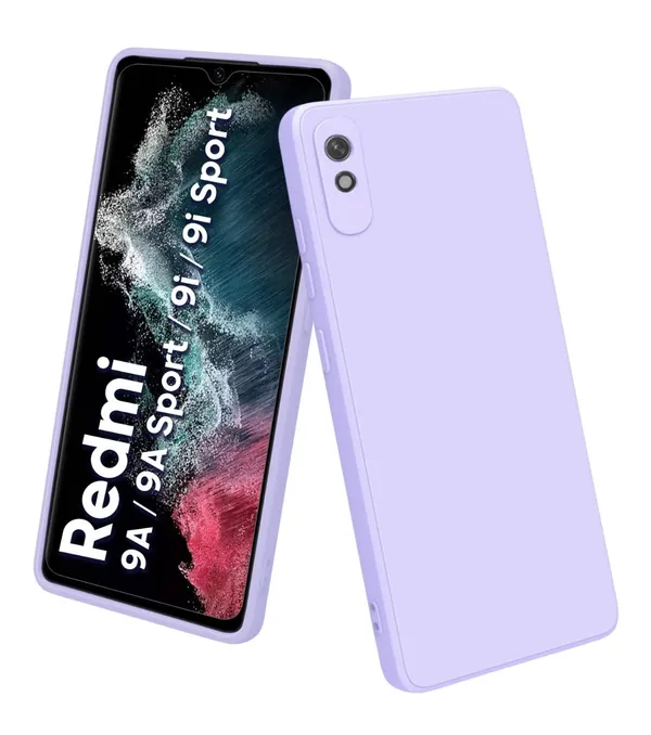 Mi_Redmi_9A_|_9A_Sport_|_9I_|_9I_Sport_Purple_Silicone_Protective_Back_Case_Cover
