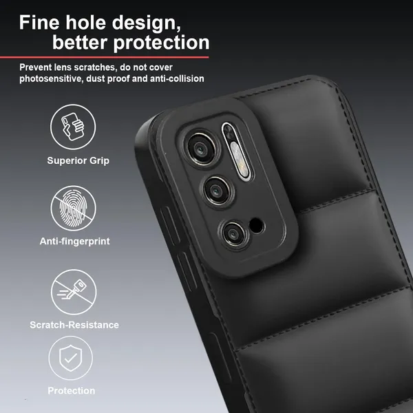 TRUEUPGRADE_Back_Case_Cover_for_Mi_Redmi_Note_10T_5G_|_Compatible_for_Mi_Redmi_Note_10T_5G_Back_Case_Cover_|_Puff_Case_with_Camera_Protection_|Black