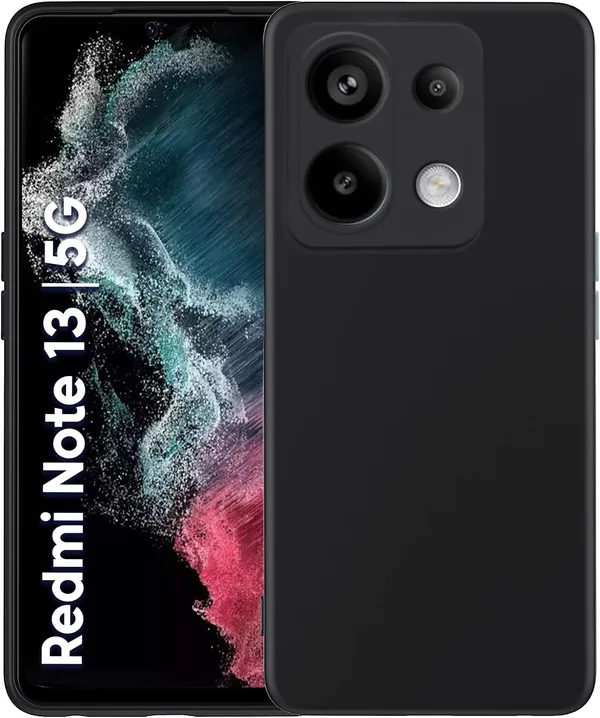 Mi_Redmi_Note_13_5G_Black_Silicone_Protective_Back_Case_Cover