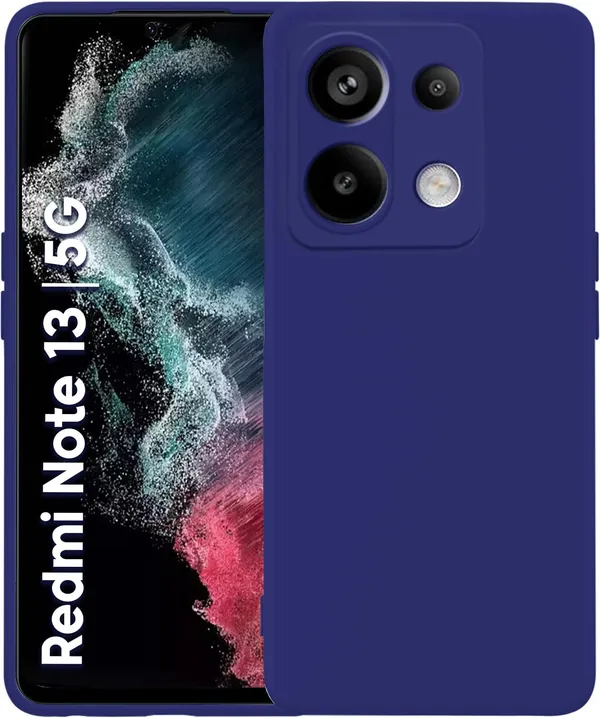 Mi_Redmi_Note_13_5G_Blue_Silicone_Protective_Back_Case_Cover