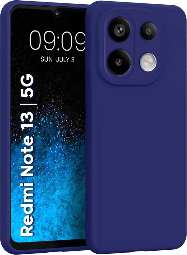 Mi_Redmi_Note_13_5G_Blue_Silicone_Protective_Back_Case_Cover