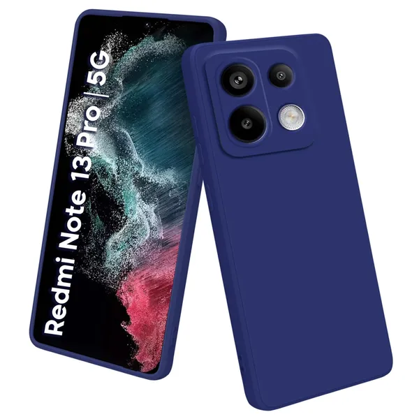 TRUEUPGRADE_Liquid_Silicone_Designed_Back_Case_Cover_for_Mi_Redmi_Note_13_Pro_5G_|_Microfiber_Inside_|_Bumper_Back_Cover_Case_for_Mi_Redmi_Note_13_Pro_5G_-_Blue