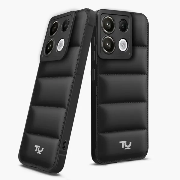 TRUEUPGRADE_Back_Case_Cover_for_Redmi_Note_13_Pro_5G_|_Compatible_for_Redmi_Note_13_Pro_5G_Back_Case_Cover_|_Puff_Case_with_Camera_Protection_|Black
