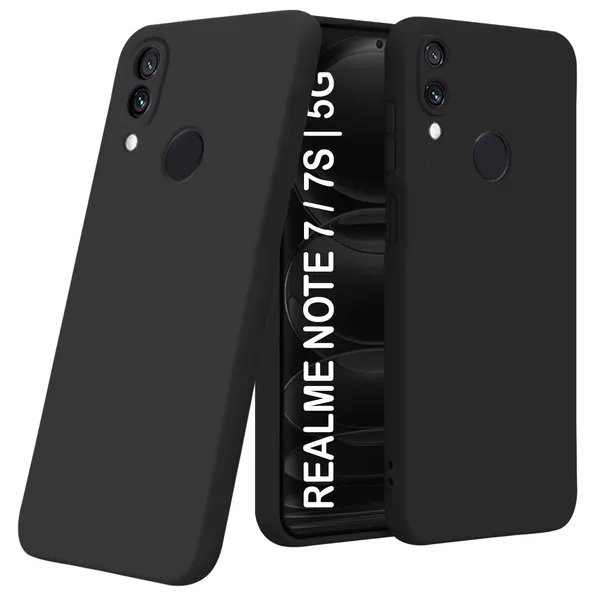 TRUEUPGRADE_Liquid_Silicone_Designed_Back_Case_Cover_for_Mi_Redmi_Note_7_/_Note_7_Pro/Note_7S|_Microfiber_Inside,_Full_Protection_|_Bumper_Back_Cover_Case_for_Mi_Redmi_Note_7_/_Note_7_Pro_Black