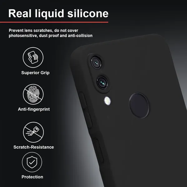 TRUEUPGRADE_Liquid_Silicone_Designed_Back_Case_Cover_for_Mi_Redmi_Note_7_/_Note_7_Pro/Note_7S|_Microfiber_Inside,_Full_Protection_|_Bumper_Back_Cover_Case_for_Mi_Redmi_Note_7_/_Note_7_Pro_Black