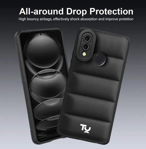 TRUEUPGRADE_Back_Case_Cover_for_Redmi_Note_7_/_7S_/_Note_7_Pro_|_Compatible_for_Redmi_Note_7_/_7S_/_Note_7_Pro_Back_Case_Cover_|_Puff_Case_with_Camera_Protection_|Black