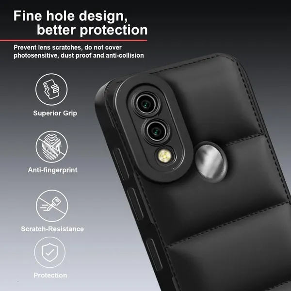 TRUEUPGRADE_Back_Case_Cover_for_Redmi_Note_7_/_7S_/_Note_7_Pro_|_Compatible_for_Redmi_Note_7_/_7S_/_Note_7_Pro_Back_Case_Cover_|_Puff_Case_with_Camera_Protection_|Black