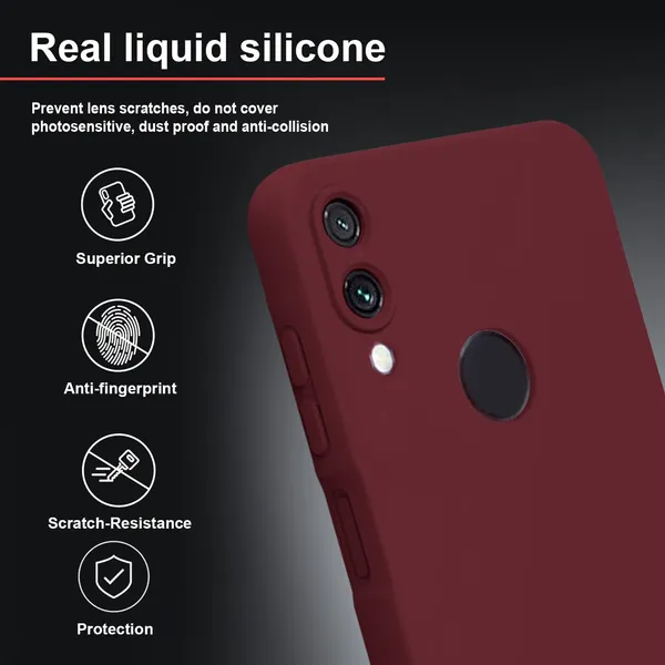 TRUEUPGRADE_Liquid_Silicone_Designed_Back_Case_Cover_for_Mi_Redmi_Note_7_/_Note_7_Pro/Note_7S|_Microfiber_Inside,_Full_Protection_|_Bumper_Back_Cover_Case_for_Mi_Redmi_Note_7_/_Note_7_Pro_Wine