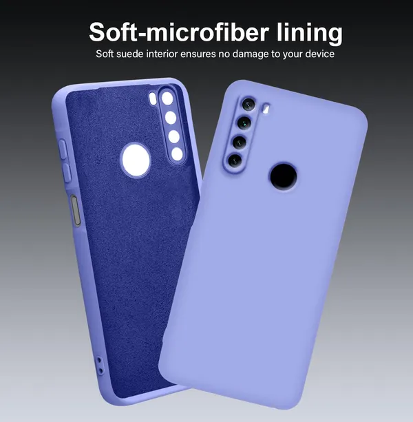TRUEUPGRADE_Compatible_with_Mi_Redmi_Note_8_Back_Cover_Case,_Liquid_Silicone_Cover,_Full_Body_Protective_Cover,_Shockproof,_Anti-Scratch_Soft_Microfiber_Lining_-_Purple