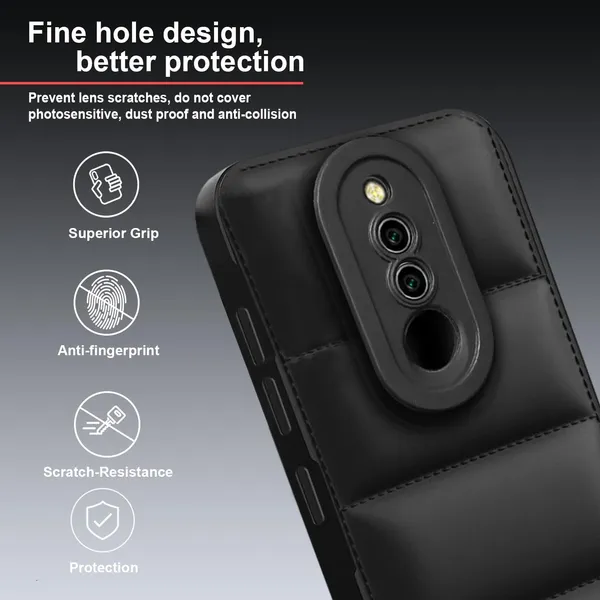 TRUEUPGRADE_Back_Case_Cover_for_Redmi_8A_Dual/Redmi_8_|_Compatible_for_Redmi_8A_Dual/Redmi_8_Back_Case_Cover_|_Puff_Case_with_Camera_Protection_|Black