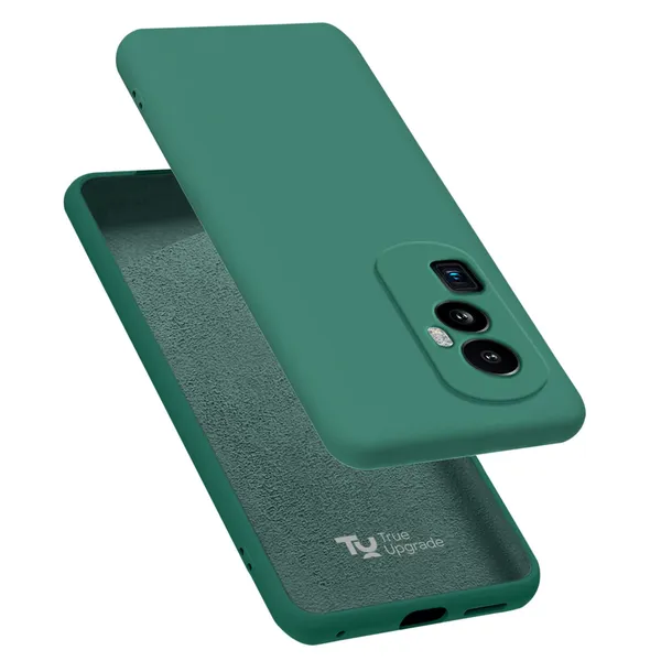 TRUEUPGRADE_Compatible_with_Oppo_Reno_10_Pro_Plus_5G_Cover,_Liquid_Silicone_Cover,_Full_Body_Protective_Cover,_Shockproof,_Slim_Phone_Cover,_Anti-Scratch_Soft_Microfiber_Lining_-_Green
