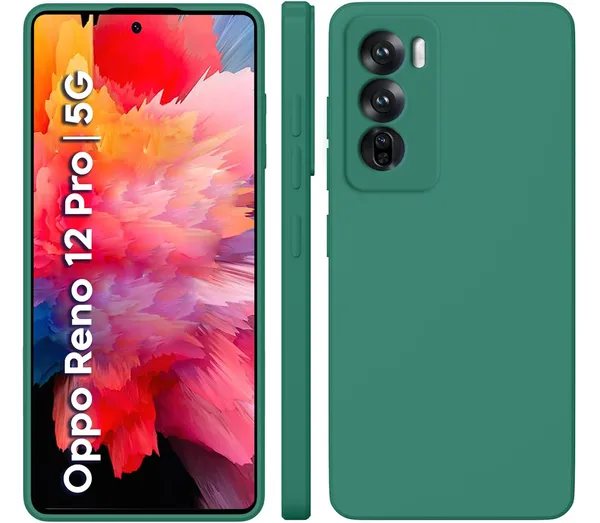 Oppo_Reno_12_Pro_5G_Green_Silicone_Protective_Back_Case_Cover