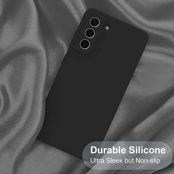 TRUEUPGRADE_Liquid_Silicone_Back_Case_Cover_Compatible_for_Samsung_Galaxy_S21_FE_5G_|_Microfiber_Inside_|_360_Degree_Protection_Back_Cover_Case_for_Samsung_Galaxy_S21_FE_5G_-_Black