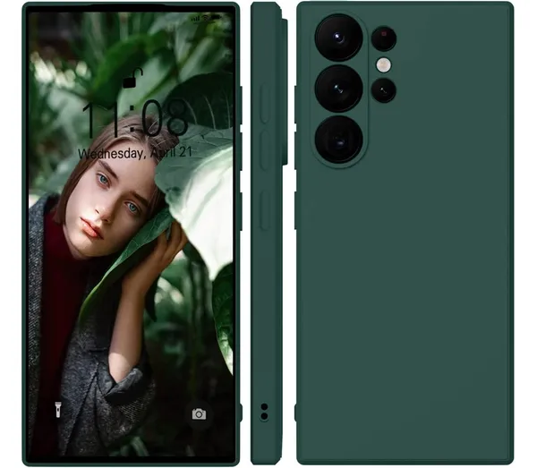 Samsung_Galaxy_S23_Ultra_5G_Green_Silicone_Protective_Back_Case_Cover