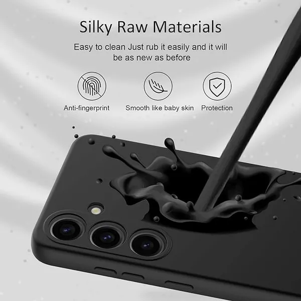 TRUEUPGRADE_Liquid_Silicone_Designed_Back_Case_Cover_for_Samsung_Galaxy_S24_5G_|_Microfiber_Inside_|_Bumper_Back_Cover_Case_for_Samsung_Galaxy_S24_5G_-_Black