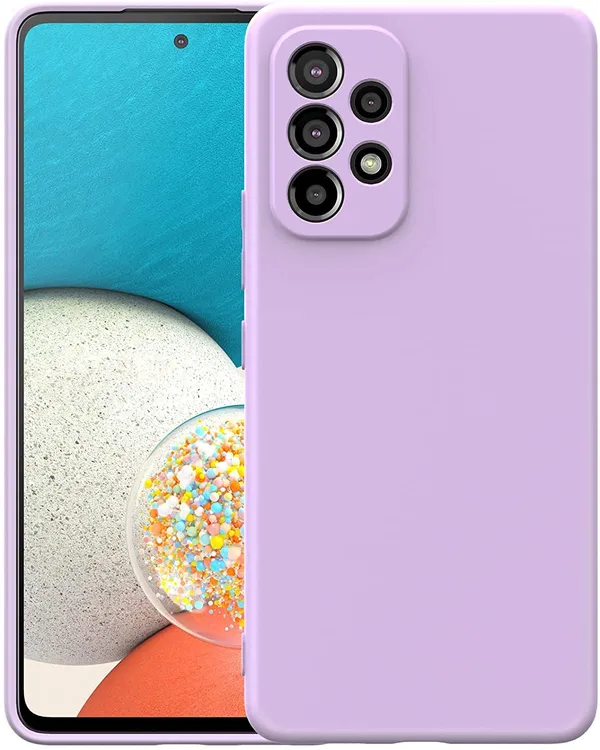 TRUEUPGRADE_Liquid_Silicone_Case_for_Samsung_Galaxy_A52_Silky-Soft_Touch_Full_Body_Protection_Shockproof_Cover_Case_with_Soft_Microfiber_Lining_(Purple)